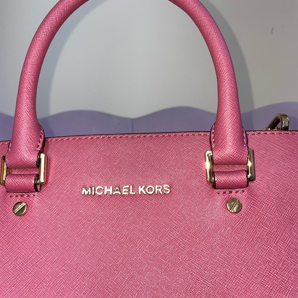 Michael Kors Barbie Pink Crossbody Bag with Gold Hardware - Picture 2 of 5